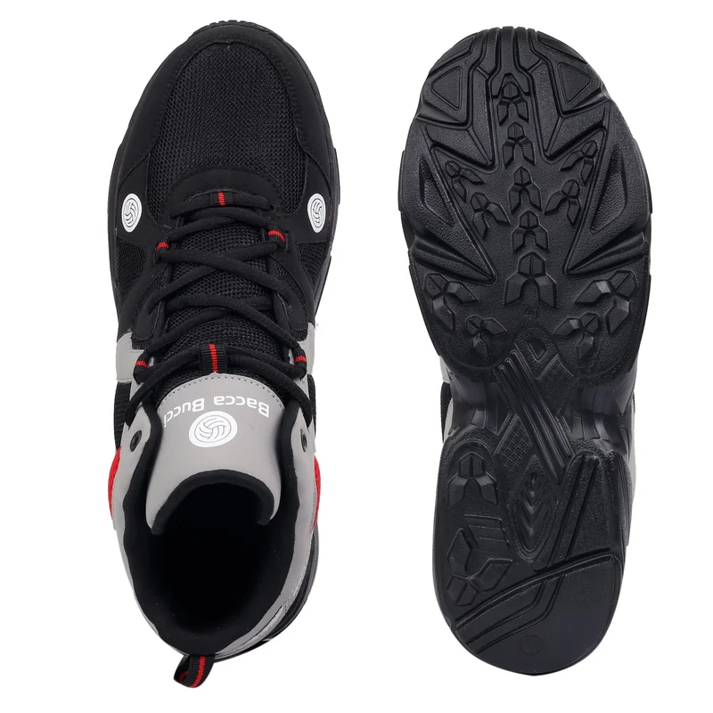 Bacca Bucci Grey Caper High Top Shoes for Men | Best Price UAE